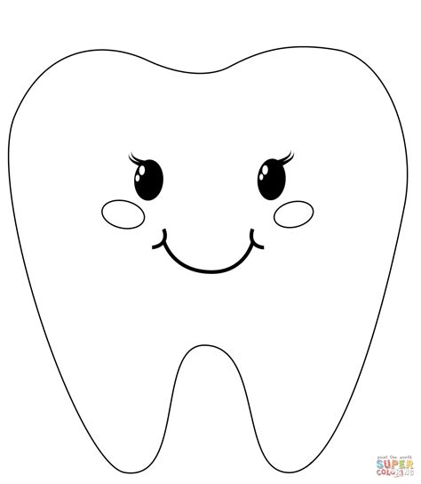 Printable Picture Of A Tooth